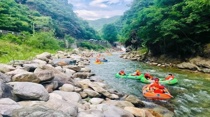 金丝峡漂流